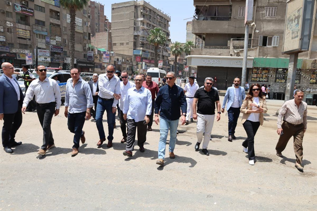 محافظ الجيزة: أعمال توسعة وتطوير لشارع كفر طهرمس لتحسين حركة المرور 