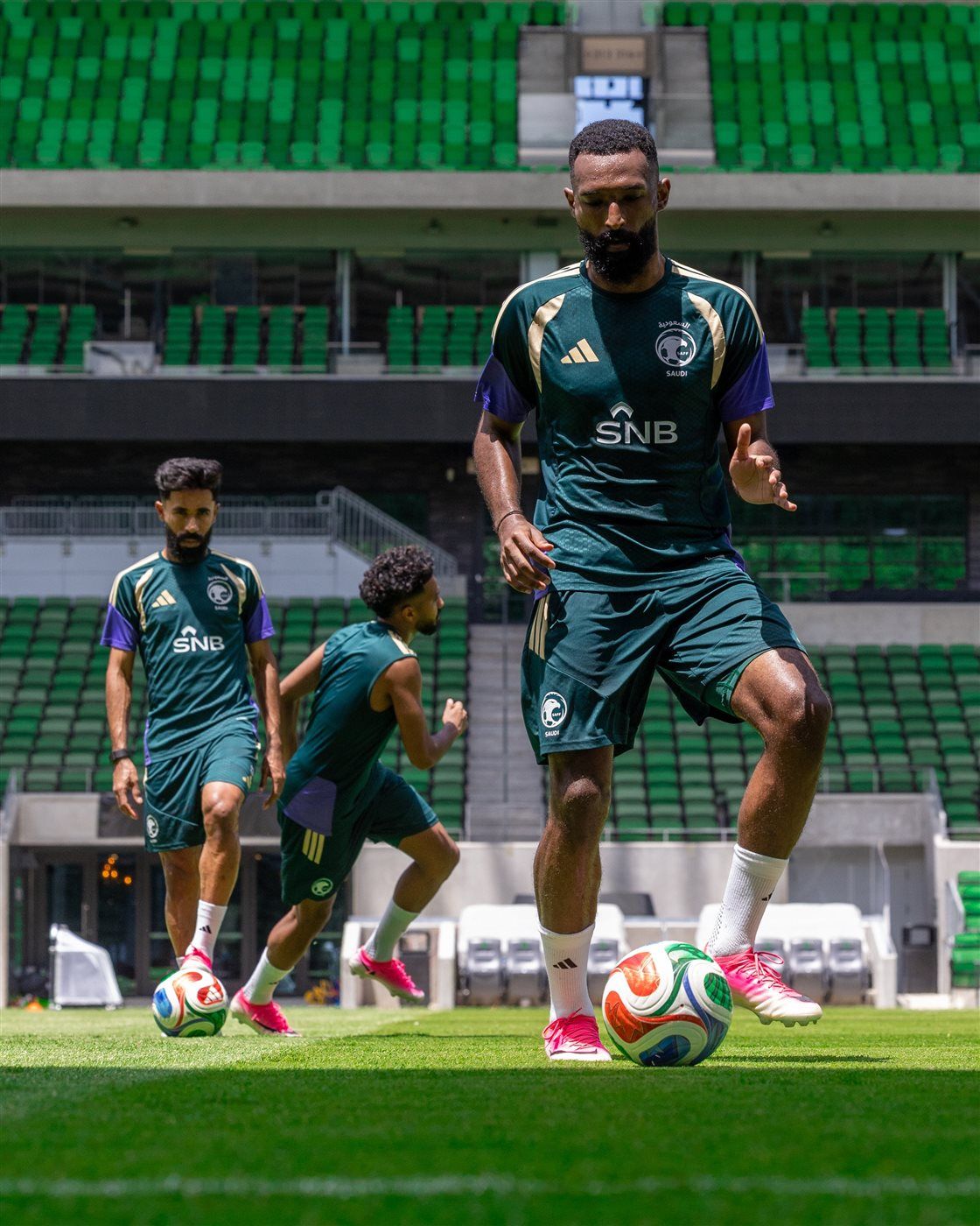 تدريبات منتخب السعودية في كأس العالم 