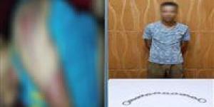 ضبط عاطل اعتدى على نجل شقيقه بسلسلة حديدية لتأديبه بالحوامدية -  أقرأ 24