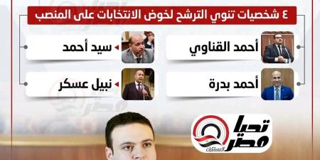 الهيئة العليا لحزب العدل تنتخب أمينًا عامًا جديدًا 20 يونيو.. و4 أسماء تستعد لخوض المنافسة - أقرأ 24