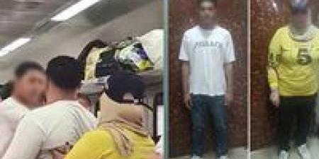 القبض على رجل وسيدة لتشاجرهما بسبب مقعد قطار بورسعيد - سوهاج -  أقرأ 24