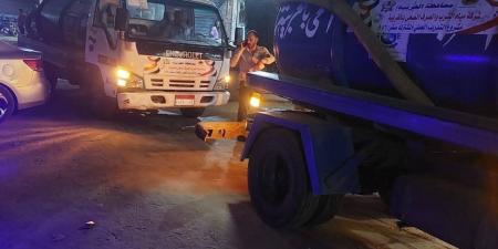 تدخل عاجل من مياه الغربية لحل أزمة طفح الصرف الصحي بميت حبيش البحرية - أقرأ 24