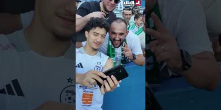 أجواء أكثر من رائعة استعرض فيها لاعبو الخضر مهاراتهم أمام الأنصار قبل أيام قليلة من مواجهة الأرجنتين - أقرأ 24