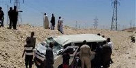 إصابة 6 أشخاص في انقلاب ميكروباص بطريق الصف -  أقرأ 24