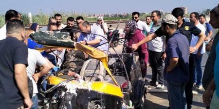 قويسنا تستعد لدفن جثامين أم ونجليها ضحايا حادث المنوفية - أقرأ 24