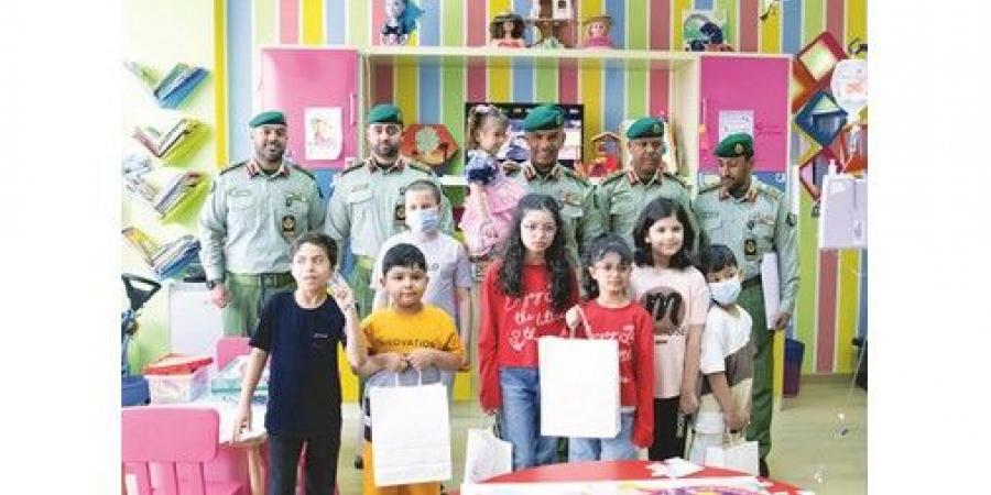 الحرس الوطني يعايد أطفال مستشفى البنك الوطني ومستشفى الرازي