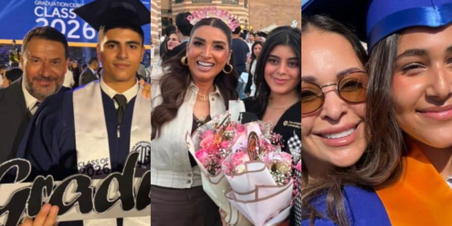 لحظات فخر لا تُنسى.. احتفالات نجوم الفن بتخرج أبنائهم -  أقرأ 24