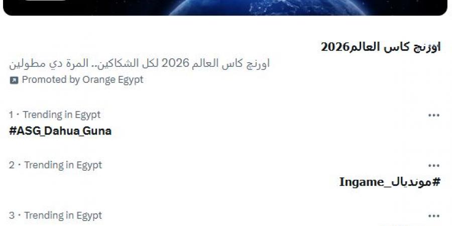 محمد هاني يتصدر "إكس" بعد أداء تاريخي أمام بلجيكا في المونديال - أقرأ 24