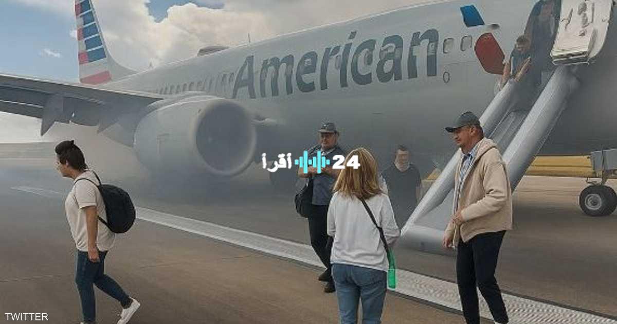 «لحظات مرعبة في الجو» إخلاء اضطراري لـ 150 راكبًا بعد اشتعال النيران في عجلات طائرة أثناء الهبوط