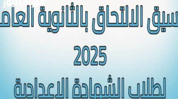 «سارع بالتسجيل» انطلاق تنسيق الثانوية العامة والفنية 2025: رابط التقديم والشروط المتاحة