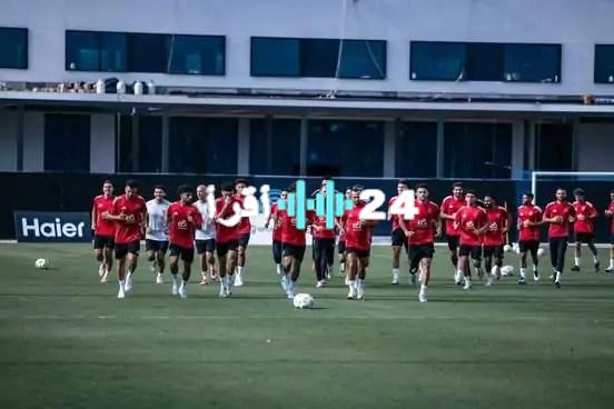 «بروفة أخيرة» الأهلي يضع اللمسات النهائية قبل الدوري بمواجهة بتروجيت الودية