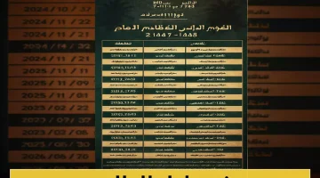 «تحديث عاجل» وزارة التعليم السعودية تكشف عن تفاصيل التقويم الدراسي الجديد 1447 ومواعيد الدراسة والإجازات
