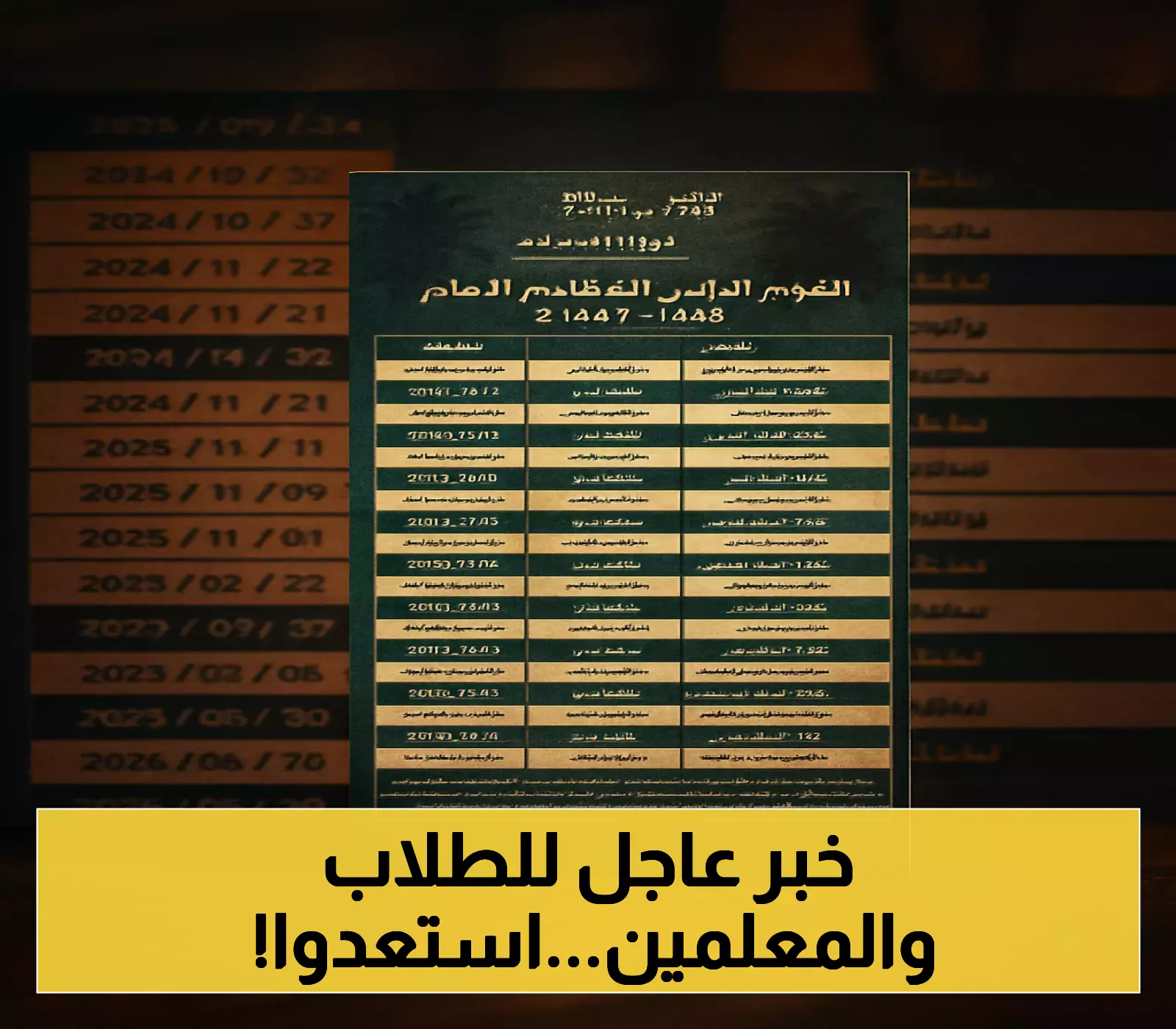 «تحديث عاجل» وزارة التعليم السعودية تكشف عن تفاصيل التقويم الدراسي الجديد 1447 ومواعيد الدراسة والإجازات