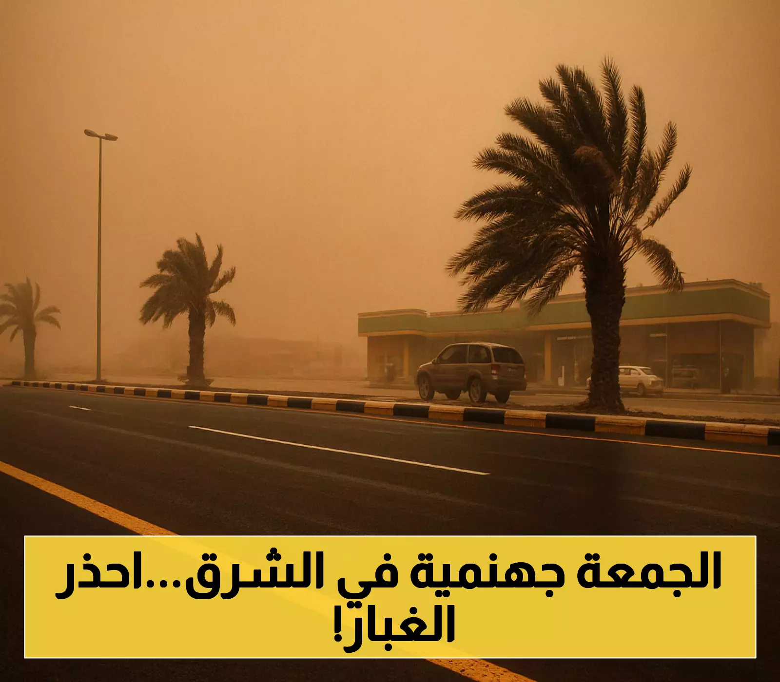 «تحذير جوي» الشرقية تتأهب لموجة حر قاسية و5 مناطق أخرى تواجه عاصفة غبارية الجمعة
