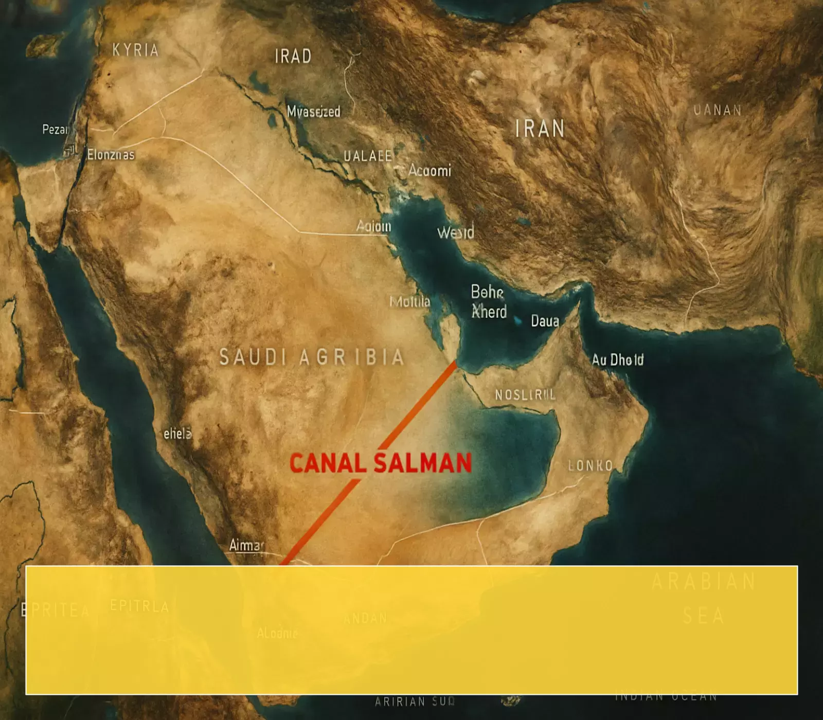 «حلم يتحقق؟» مشروع قناة طموح يربط الخليج العربي ببحر العرب لإنعاش الربع الخالي