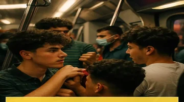 «في قبضة العدالة».. فيديو مشاجرة يعيد 4 مصريين للسلطات بتهمة مخالفة نظام مترو الرياض