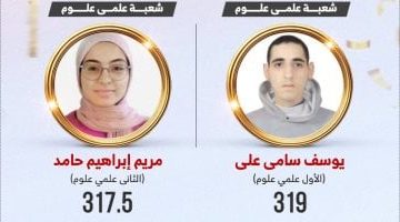 «تفوق علمي».. أوائل الثانوية العامة 2025: نظرة على نتائج شعبة علمي علوم في تصميم معلوماتي جذاب