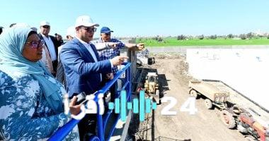 «تطويرات حيوية» وزير الإسكان ومحافظ الدقهلية يتفقدان محطة مياه شرب نبروه