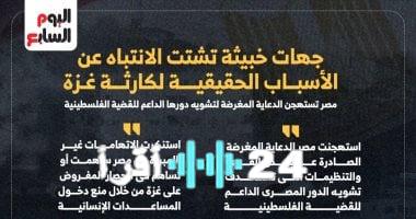 «رفض قاطع للتضليل».. مصر ترد بقوة على حملات تشويه دعمها للقضية الفلسطينية بالإنفوجراف