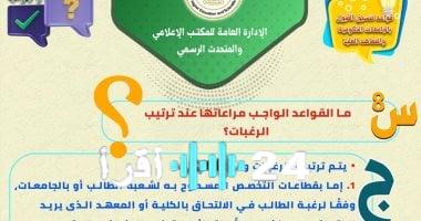 «دليل شامل» تنسيق الجامعات 2025: قواعد ذهبية لترتيب الرغبات تضمن لك القبول