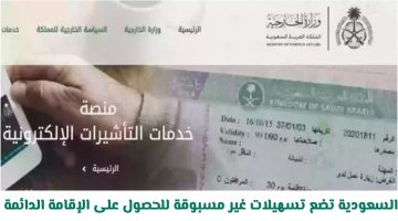 «فرصتك في السعودية».. الجوازات السعودية تطلق نظام الإقامة الدائمة بتسهيلات استثنائية وتحويل الزيارة إلى إقامة نظامية لبعض الفئات في 2025
