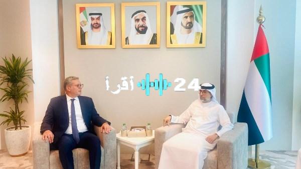 «شراكة استراتيجية» وزير البترول المصري ونظيره الإماراتي يبحثان آفاق التعاون الطاقي