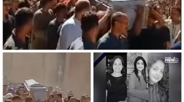 «فاجعة هزت المنيا» حشود غفيرة تودع خادمات ثلاث إلى مثواهن الأخير في جنازة مهيبة
