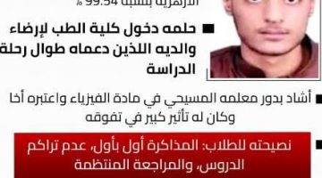 «بين التفوق والطموح» طالب أزهري من الأقصر يحصد المركز الأول على مستوى الجمهورية ويحلم بدراسة الطب لإرضاء والديه