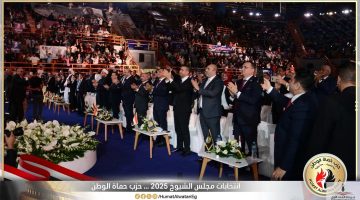 «حشود جماهيرية حاشدة».. حزب حماة الوطن يختتم حملته الانتخابية بمؤتمر حافل لدعم مرشحيه في انتخابات الشيوخ