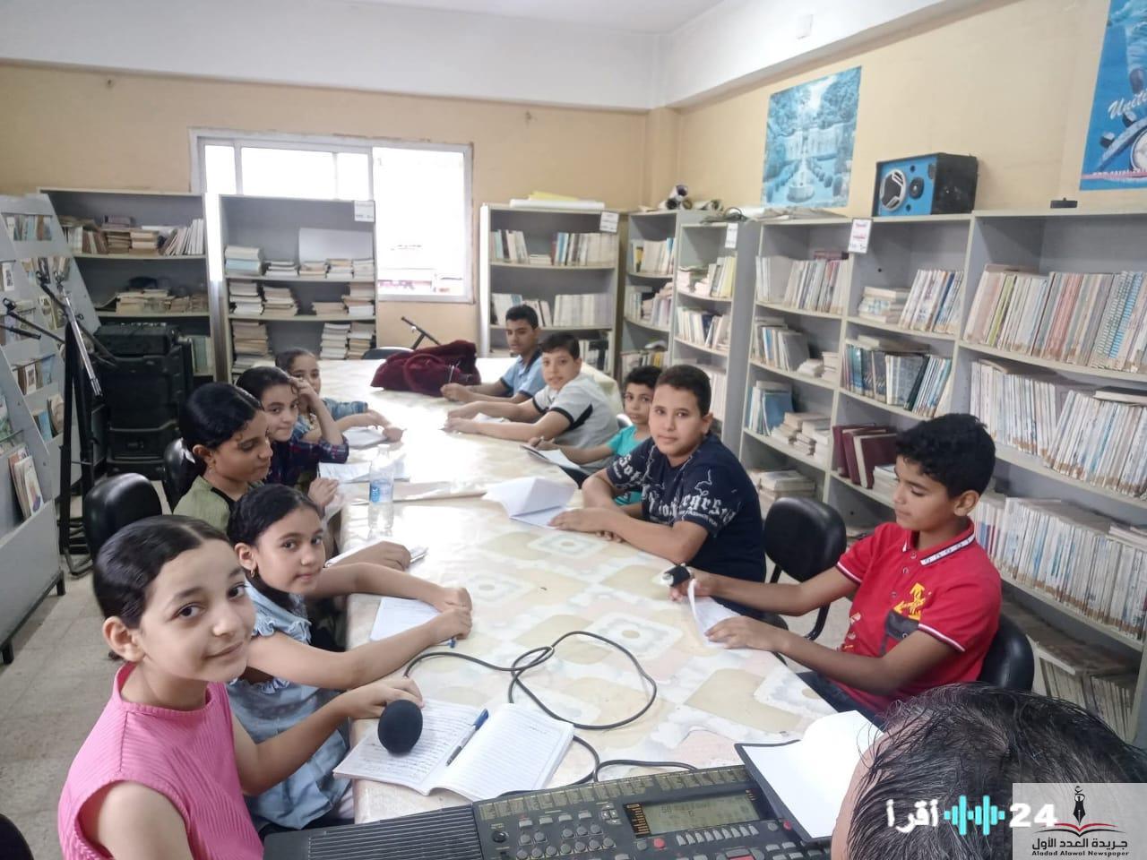 «إبداع يصدح» طلائع العزيزة يتألقون في تدريب الكورال بمركز شباب المنزلة