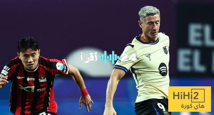 «هداف من طراز عالمي»: ليفاندوفسكي يتألق ويسجل في مباراة برشلونة ضد سيؤول