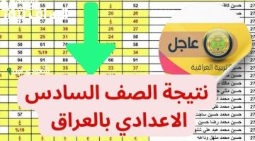 «فخر ونجاح» نتائج السادس الإعدادي 2025 في العراق: إعلان النتائج برقم الامتحاني يرفع الرأس