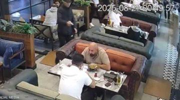 فيديو إطلاق نار على رئيس فريق تركي سابق في مقهى يكشف هوية مجهول