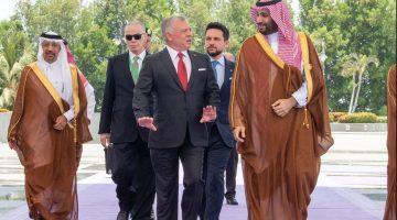 ولي العهد السعودي والعاهل الأردني يبحثان سبل تطوير العلاقات المشتركة