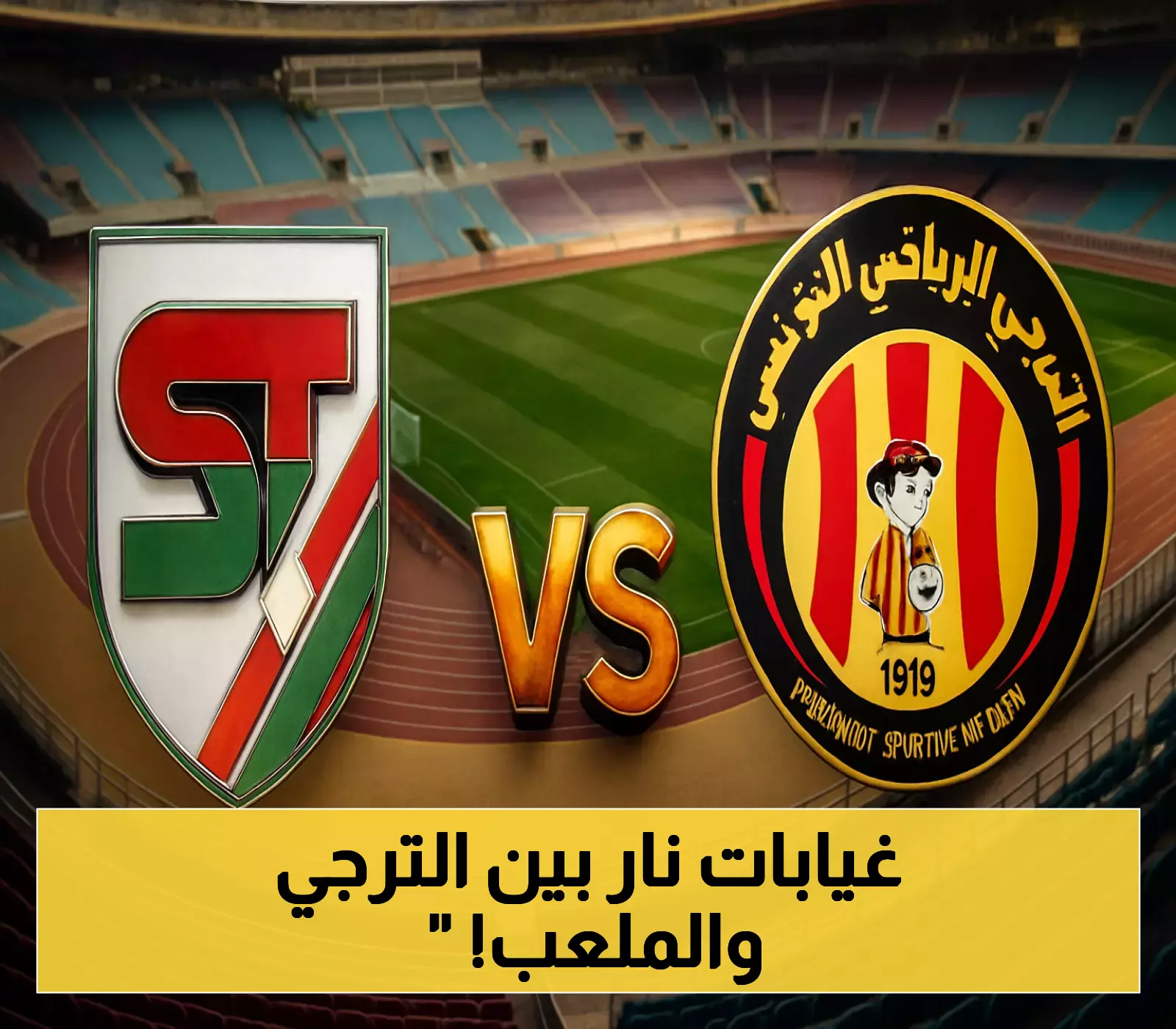 غيابات مؤثرة تزيد إثارة مباراة الترجي والملعب التونسي في كأس السوبر بدون تقنية الفيديو.. خلافات الكنزاري ومحجوب تتصاعد