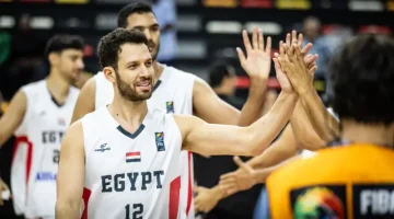 مباراة مصر والكاميرون في ربع نهائي بطولة الأفروباسكت لكرة السلة 2025