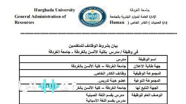 «فرص واعدة» جامعة تعلن عن وظائف جديدة للانضمام إلى فريقها