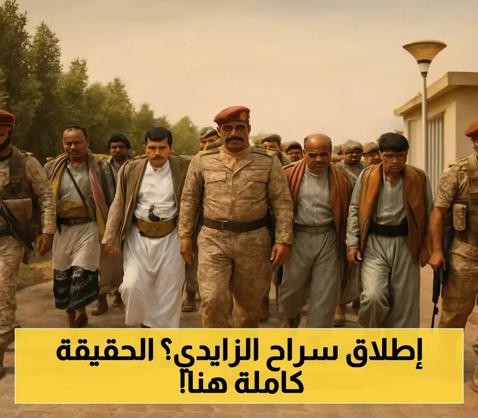 الزايدي هل أُطلق سراحه قائد محور الغيضة يكشف الحقيقة