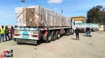 مصر تُسيّر قوافل إغاثية محملة بالإمدادات الأساسية إلى قطاع غزة
