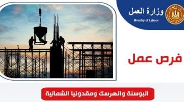 «وظيفة الأحلام تنتظرك!»: فرص عمل واعدة في البوسنة والهرسك ومقدونيا الشمالية برواتب مغرية تصل إلى 50 ألف جنيه