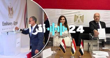 «صوت المصريين في المهجر» إقبال كثيف على لجان الاقتراع بلوس أنجلوس للتصويت في انتخابات مجلس الشيوخ