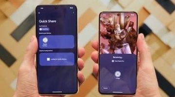 جوجل تسهل نقل البيانات من أندرويد إلى ايفون عبر Quick Share
