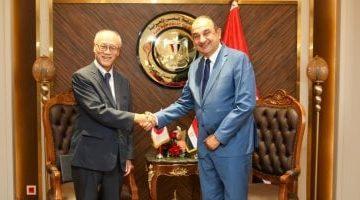 «تعزيز الشراكة» وزير قطاع الأعمال المصري يبحث مع السفير الياباني بالقاهرة آفاق الاستثمار وتنمية التعاون الاقتصادي