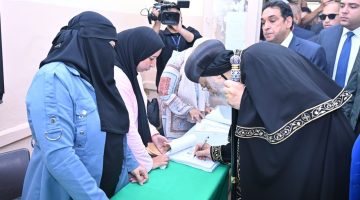 «مصر بلد بحجم المستقبل» تصريحات البابا تواضروس الثاني بعد الإدلاء بصوته في انتخابات مجلس الشيوخ
