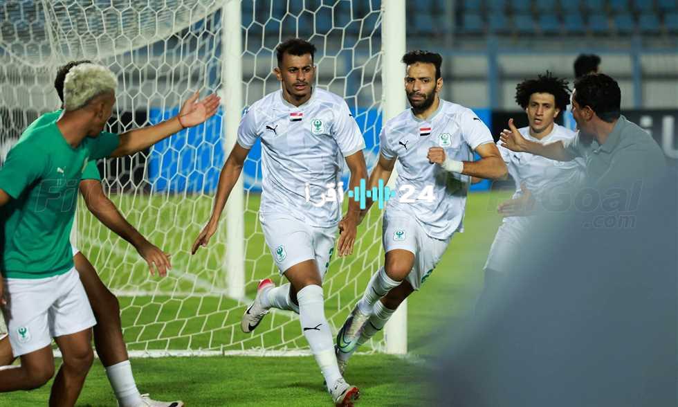 «المصري يتقدم» حرس الحدود يواجه المصري في الشوط الثاني من الدوري