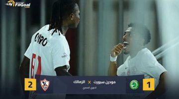 «انتصار ثمين» الزمالك يسقط مودرن فيوتشر ويشاركه قمة الدوري بهدفي ألفينا وبانزا