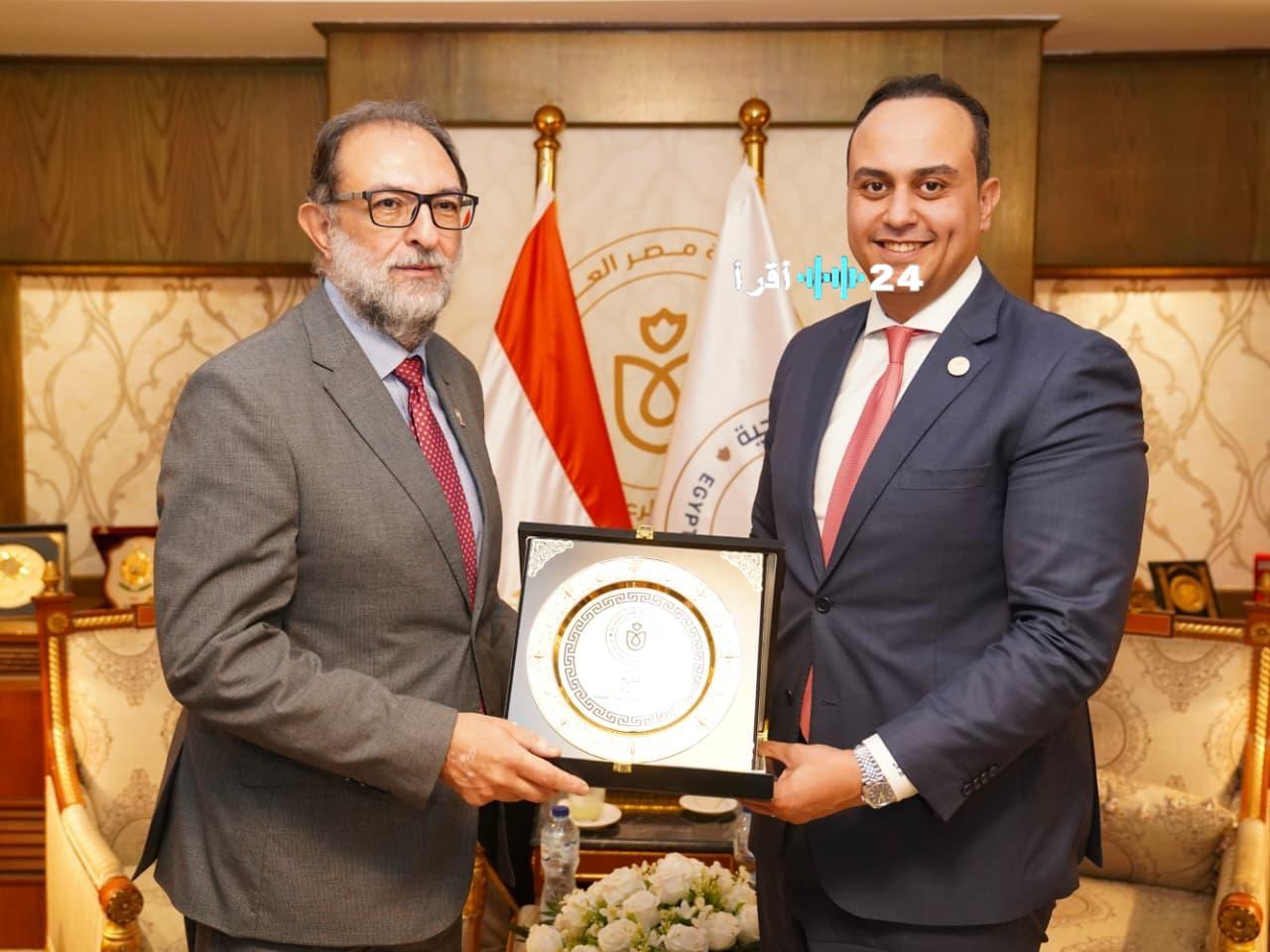 «تفعيلًا للشراكة الاستراتيجية» رئيس هيئة الرعاية الصحية يبحث مع رئيس هيئة سلامة الغذاء آليات تنفيذ بروتوكول التعاون المشترك