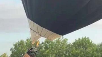 منطاد هوائي يصطدم بمدرسة ابتدائية في بريطانيا خلال مهرجان بريستول الدولي