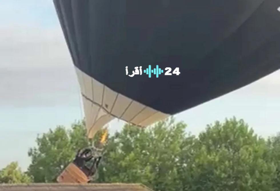 منطاد هوائي يصطدم بمدرسة ابتدائية في بريطانيا خلال مهرجان بريستول الدولي