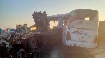 حادث أتوبيس الصحراوي الشرقي آخر الأخبار أسماء الضحايا والمصابين